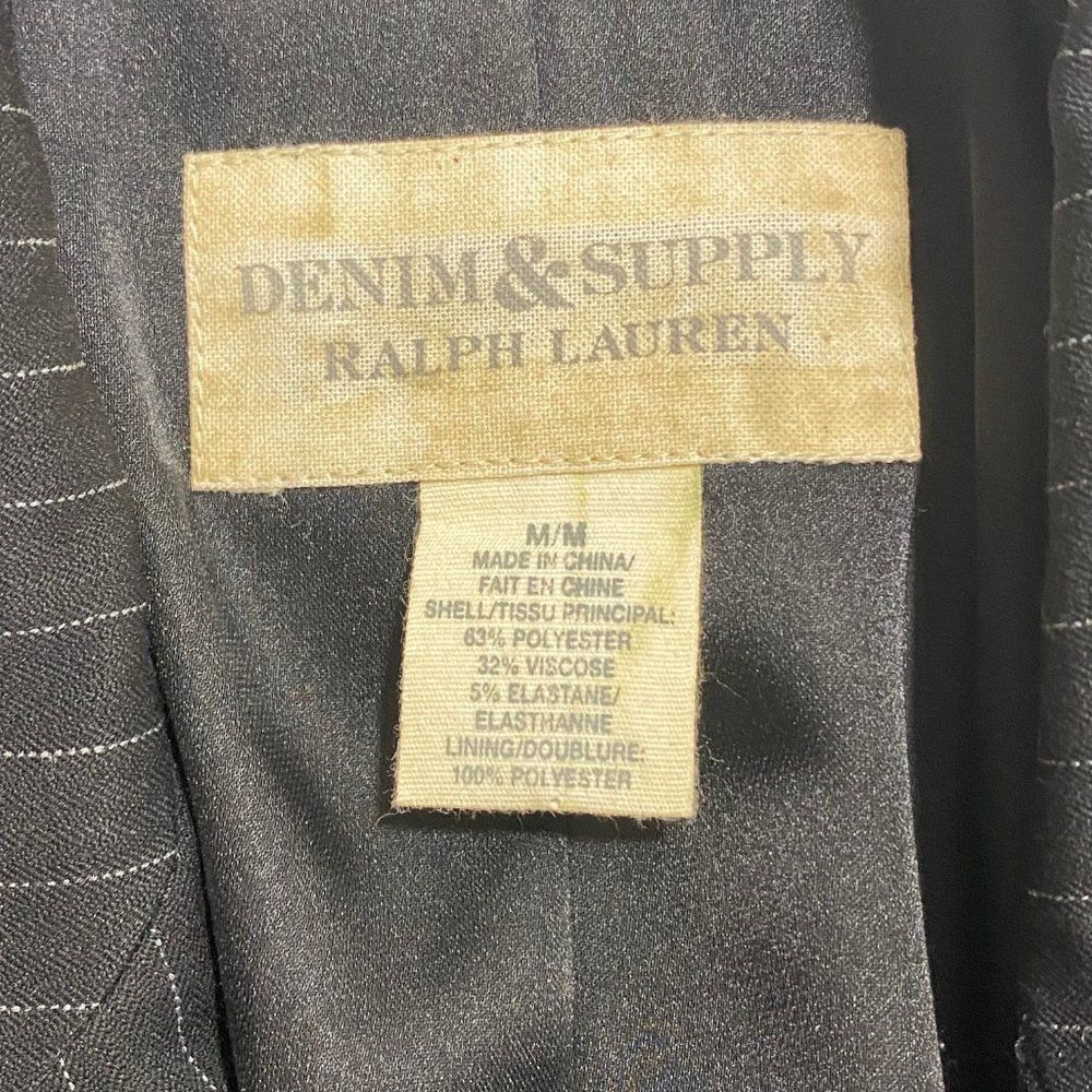 Ralph Lauren Denim & Supply Womens Blazer | Medium | Pin Striped | Lined - Picture 4 of 11
